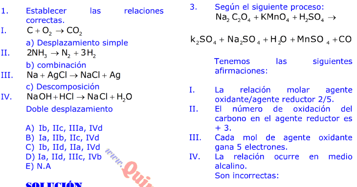 tipos de reacciones quimicas ejemplos y ejercicios pdf tipos de reacciones quimicas ejemplos y ejercicios pdf